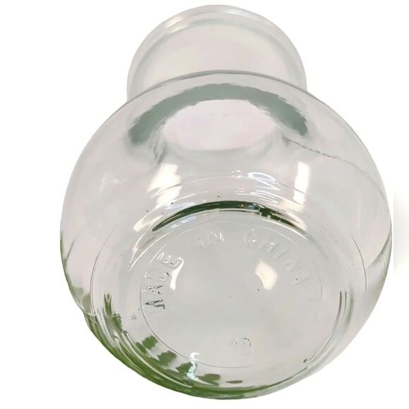 Vintage Vase Thick Glass bulb round - Picture 4 of 9